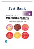 Solution Manual for Brock Biology of Microorganisms &lpar;16th Edition&comma; Madigan ISBN-&rpar; &mdash; Complete Step-by-Step Solutions for All Chapters&comma; Fully Verified and Updated for Mastery in Microbiology