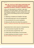 EMS JBL Final Exam 2025&sol; 2026&vert;&vert; QUESTIONS AND  CORRECT DETAILED ANSWERS &lpar;VERIFIED  ANSWERS&rpar; &vert;ALREADY GRADED A&plus;&vert;&vert;NEWEST EXAM&excl;&excl;&excl; 