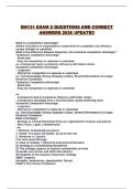 SM131 EXAM 2 QUESTIONS AND CORRECT ANSWERS 2026 UPDATE&excl;&excl;