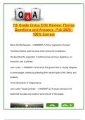 7TH GRADE CIVICS EOC EXAM COMPLETE PACKAGE DEAL