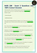 NURS 208 - Exam 2 Questions with  100&percnt; Correct Answers 
