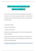 NR511 Final exam Questions and Answers Graded A&plus;