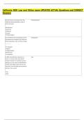 California RDH Law and Ethics exam UPDATED ACTUAL Questions and CORRECT  Answers