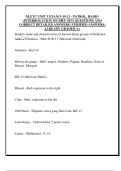 NLETC UNIT 3 EXAM 5-19-21 - PATROL&comma; RADIO  &lpar;INTERROGATION ON DIFF SET&rpar; QUESTIONS AND  CORRECT DETAILED ANSWERS &lpar;VERIFIED ANSWERS&rpar;  ALREADY GRADED A&plus;