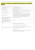 CA RDH Law & Ethics Exam UPDATED ACTUAL Questions and CORRECT  Answers