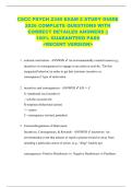 CSCC PSYCH 2340 EXAM 2 STUDY GUIDE  2026 COMPLETE QUESTIONS WITH  CORRECT DETAILED ANSWERS &vert;&vert;  100&percnt; GUARANTEED PASS  <RECENT VERSION> 