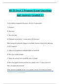 RVTI level 2 Propane Exam Questions and Answers Graded A&plus;