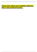 Photovoltaic Wiring and Installation Methods&colon;  NEC Code and Best Practices 
