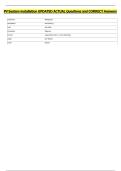 PV System installation UPDATED ACTUAL Questions and CORRECT Answers
