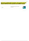 Solar Energy and Photovoltaic Technology&colon; Key Concepts for Science  Students UPDATED ACTUAL Questions and CORRECT Answers