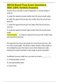 MDCB Exam Package Deal With Complete Solutions 