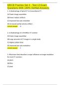 MDCB Practice Set 4 - Test 13 Exam Questions With 100- Verified Answers&period;docx