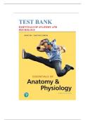 Test Bank for Essentials of Anatomy & Physiology 8th Edition by Martini & Bartholomew | Complete Updated Questions & Answers