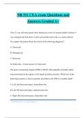 NR 511 CEA exam Questions and Answers Graded A&plus;