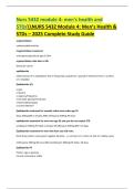 NURS 5432 Module 4&colon; Men&rsquo;s Health & STDs 2025 &ndash; Complete Study Guide & Real Exam Prep