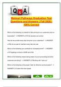 Walmart Pathways Graduation Test &lpar;30&plus; Questions&rpar; &vert; Retail Operations & Associate Training &vert; Fall 2026
