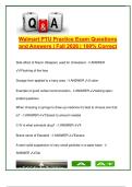 Walmart PTU Practice Exam &lpar;30&plus; Questions&rpar; &vert; Pharmacy Tech Certification Prep &vert; Federal Law&comma; Medications & Safety &vert; Fall 2026