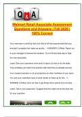 Walmart Retail Associate Assessment Test &lpar;Situational Judgment &ndash; 30&plus; Questions&rpar; &vert; Teamwork&comma; Productivity & Customer Service &vert; Fall 2026