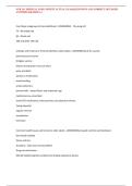 NUR 242 MEDICAL SURG NEWEST ACTUAL EXAM QUESTIONS AND CORRECT DETAILED ANSWERS &vert;GRADED A&plus;