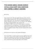 FTCE NAVAED MIDDLE GRADES SCIENCE ACTUAL EXAM SCRIPT 2026 QUESTIONS WITH VERIFIED CORRECT ANSWERS