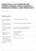 NUR 524 EXAM 1&comma; &vert; ALL QUESTIONS AND CORRECT ANSWERS &vert; ALREADY GRADED A&plus; &vert; PROFESSOR VERIFIED &vert; LATEST VERSION 2025