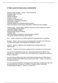 CTBS QUESTIONS AND ANSWERS