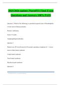 2025&sol;2026 update &vert;Nurs6531 Final Exam Questions and Answers 100&percnt; PASS