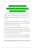 EMD V14 ACTUAL EXAM QUESTIONS WITH COMPLETE SOLUTION GUIDE 2026