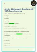physics 1260 exam 3 Questions with  100&percnt; Correct Answers 