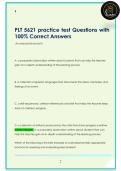 PLT 5621 practice test Questions with  100&percnt; Correct Answers