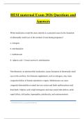 HESI maternal Exam 2026 Questions and Answers