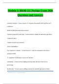 Module 4&colon; BIOD 121 Portage Exam 2026 Questions and Answers