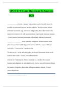 SPCE 619 Exam Questions & Answers 2026