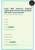 Praxis 5005 &lpar;Science&rpar; Kathleen  Jasper Book Practice Tests Questions  with 100&percnt; Correct Answers