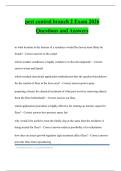 pest control branch 2 Exam 2026 Questions and Answers