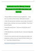 Applicator test for Illinois&comma; General Standards EXAM 2026 Questions and Answers