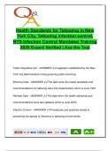 Tattooing Health Standards Exam Questions &lpar;80&plus;&rpar; &ndash; NYC Safety&comma; Infection Control&comma; Equipment & Regulations &vert; 2025&sol;2026 &vert; New York City Department of Health