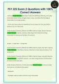 PSY 322 Exam 2 Questions with 100&percnt;  Correct Answers