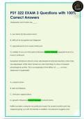 PSY 322 EXAM 3 Questions with 100&percnt;  Correct Answers 