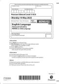 Pearson Edexcel as level English Language &vert;question paper &vert; 2025&vert;8EN0&sol;02