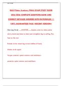 BASI Pilates Anatomy Exam 2025&colon; Study Guide & Practice Questions
