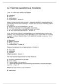 GI PRACTICE QUESTIONS & ANSWERS