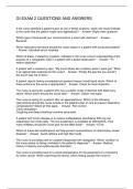GI EXAM 2 QUESTIONS AND ANSWERS