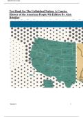 Test Bank for The Unfinished Nation&colon; A Concise  History of the American People 9th Edition By Alan  Brinkley &vert;&vert;ISBN&colon;9781259912535
