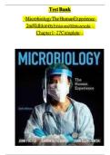 Test Bank For Microbiology: The Human Experience 2nd Edition By Foster, Aliabadi, Slonczewski, Consists Of 27 Complete Chapters, ISBN: 978-0393533248