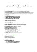 Oncology Nursing Exam 2025&sol;2026 &ndash; Correct Verified Answers &vert; Aligned with Oncology Nursing Society Standards &vert; OCN Certification Preparation