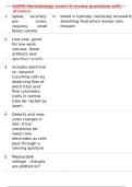 UAMS Hematology exam 5 review questions with answers&period;