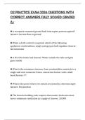 G2 PRACTICE EXAM 2026 QUESTIONS WITH CORRECT ANSWERS FULLY SOLVED GRADED A&plus;
