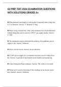 G2 PREP TEST 2026 EXAMINATION QUESTIONS WITH SOLUTIONS GRADED A&plus;