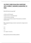 G2 STUDY GUIDE EXAM 2026 QUESTIONS WITH CORRECT ANSWERS GUARANTEED TO PASS